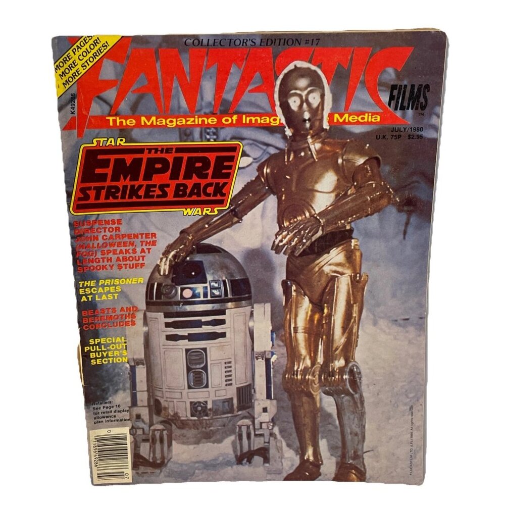 Fantastic Films Magazine #17 July 1980 Star Wars Empire Strikes Back C3PO R2D2